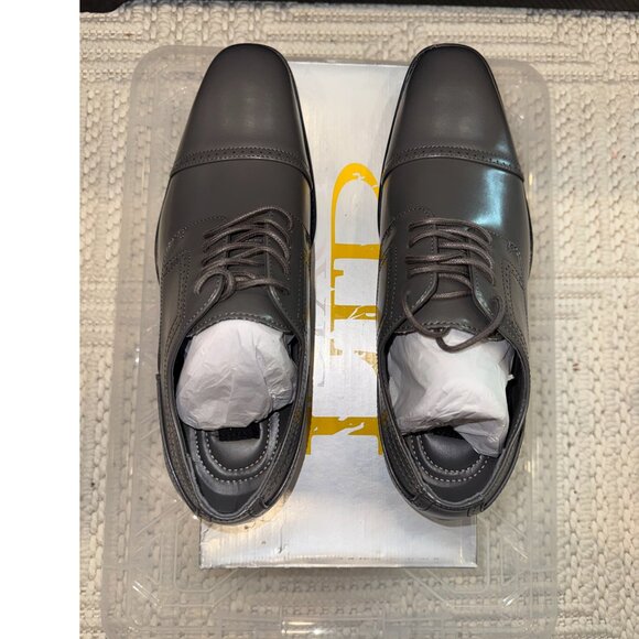 Stacy Adams LTD Men's Willits CapToe Oxfords (Gray/Silver, US Size 9M) - Picture 2 of 4